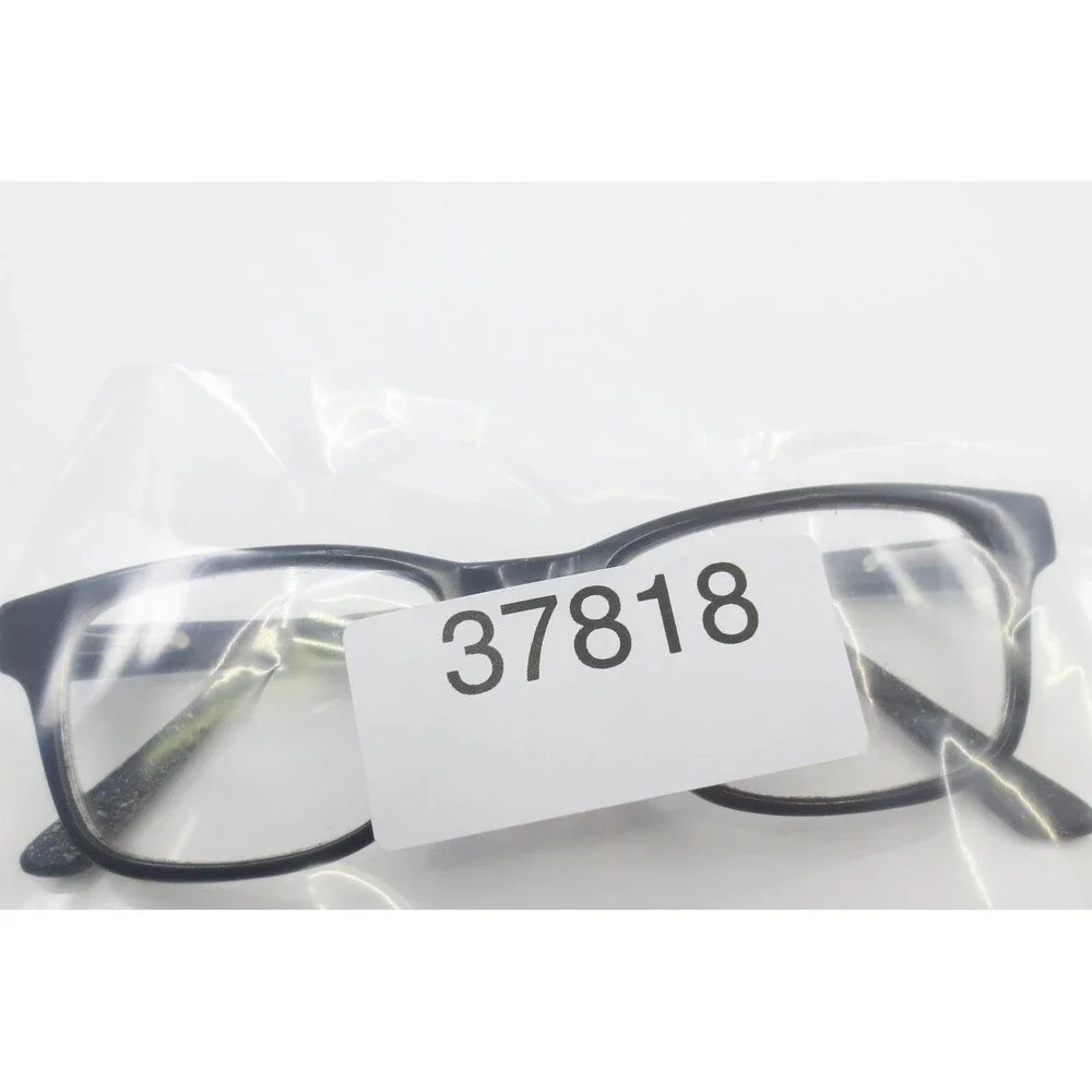 KP6162 Black Rectangular Eyeglass Frames 47-17 Full Rim Classic Style Eyewear
